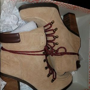 Suede ankle boots